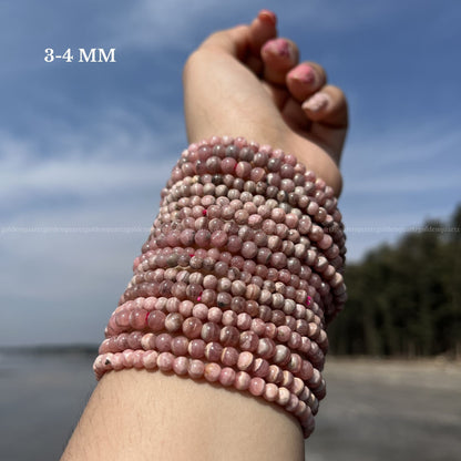 Rhodochrosite Thin Bracelet Self-Love, Emotional Healing & Joy