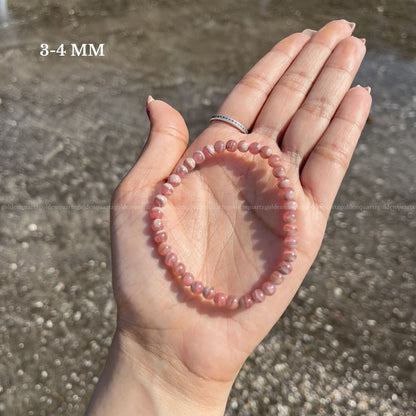 Rhodochrosite Thin Bracelet Self-Love, Emotional Healing & Joy