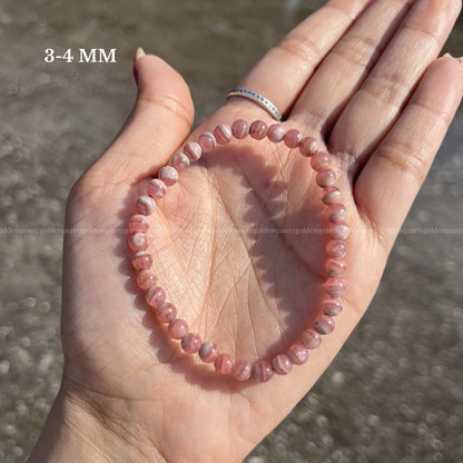 Rhodochrosite Thin Bracelet Self-Love, Emotional Healing & Joy
