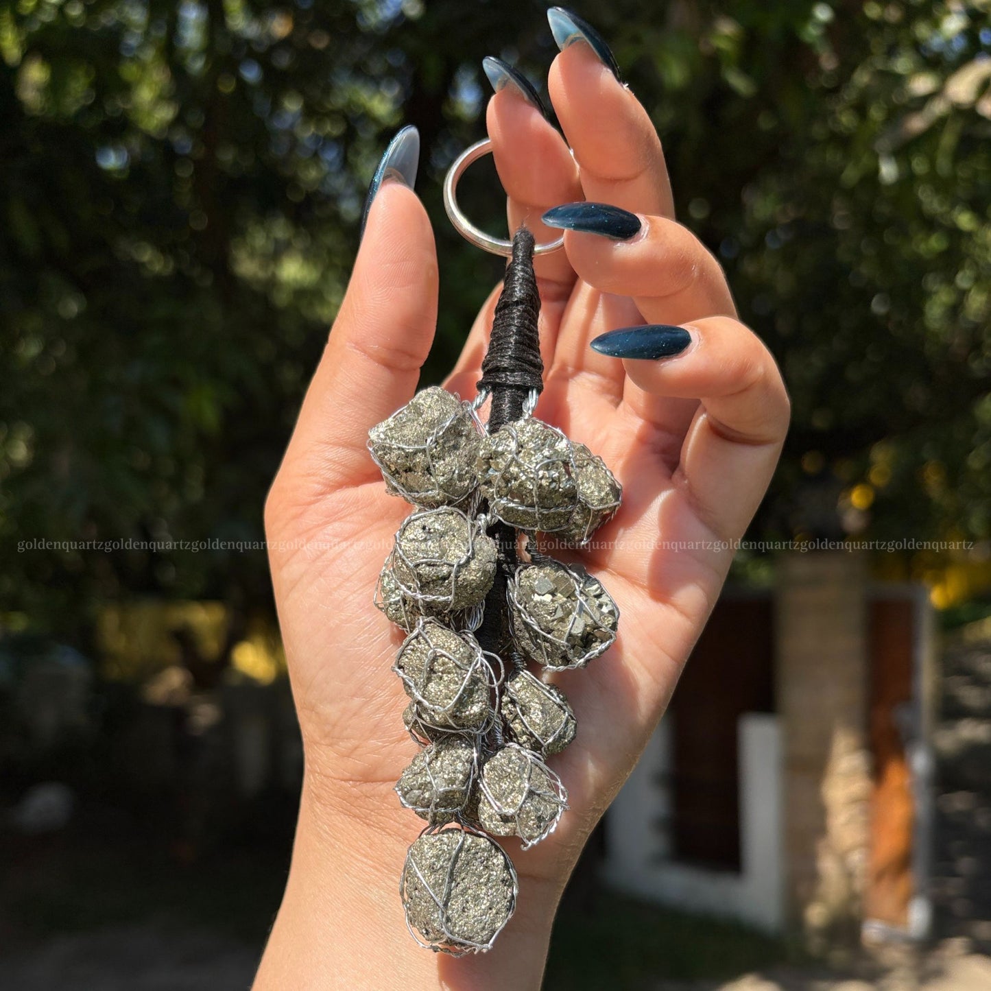 Pyrite Grape Hanging