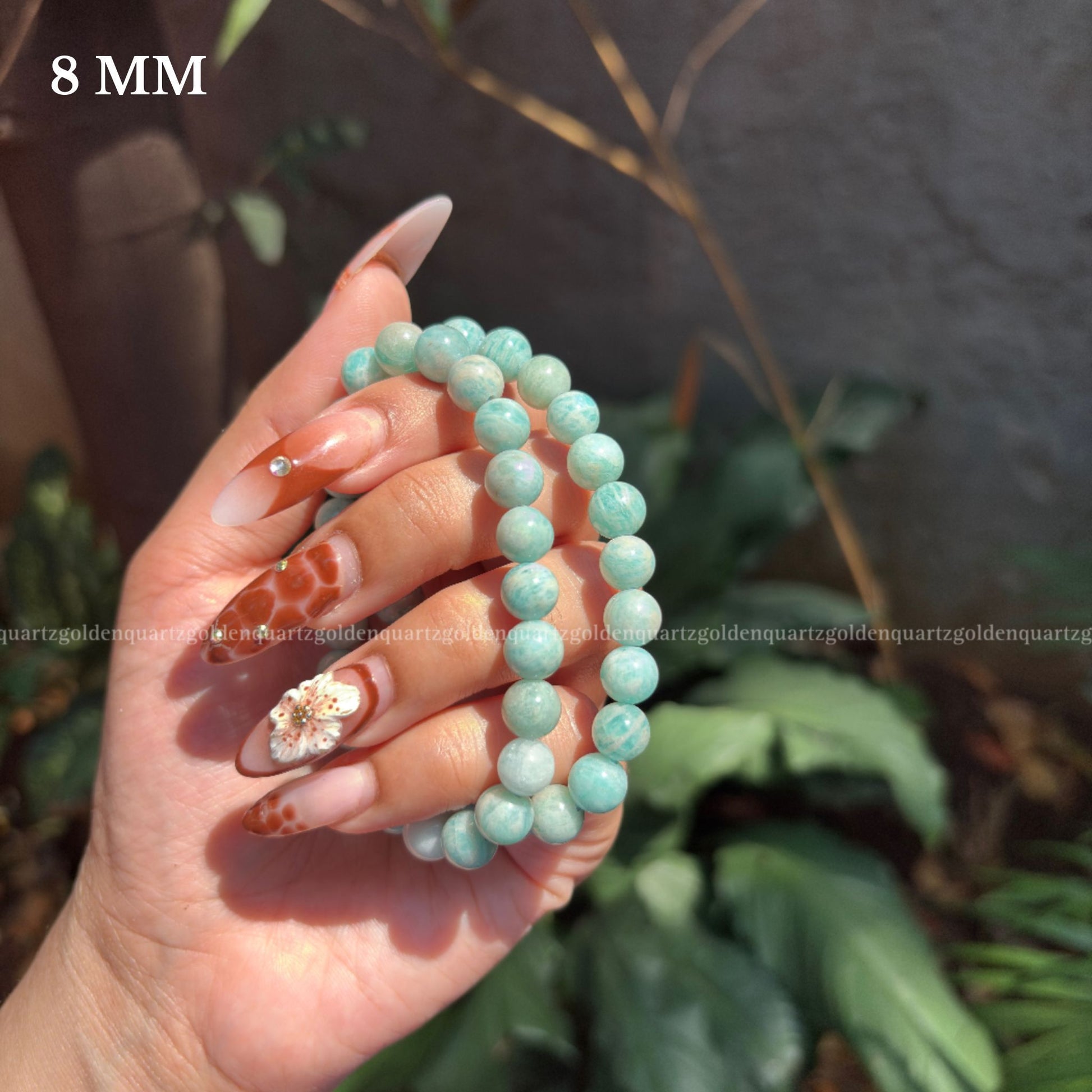 AMAZONITE BRACELET - Golden Quartz 