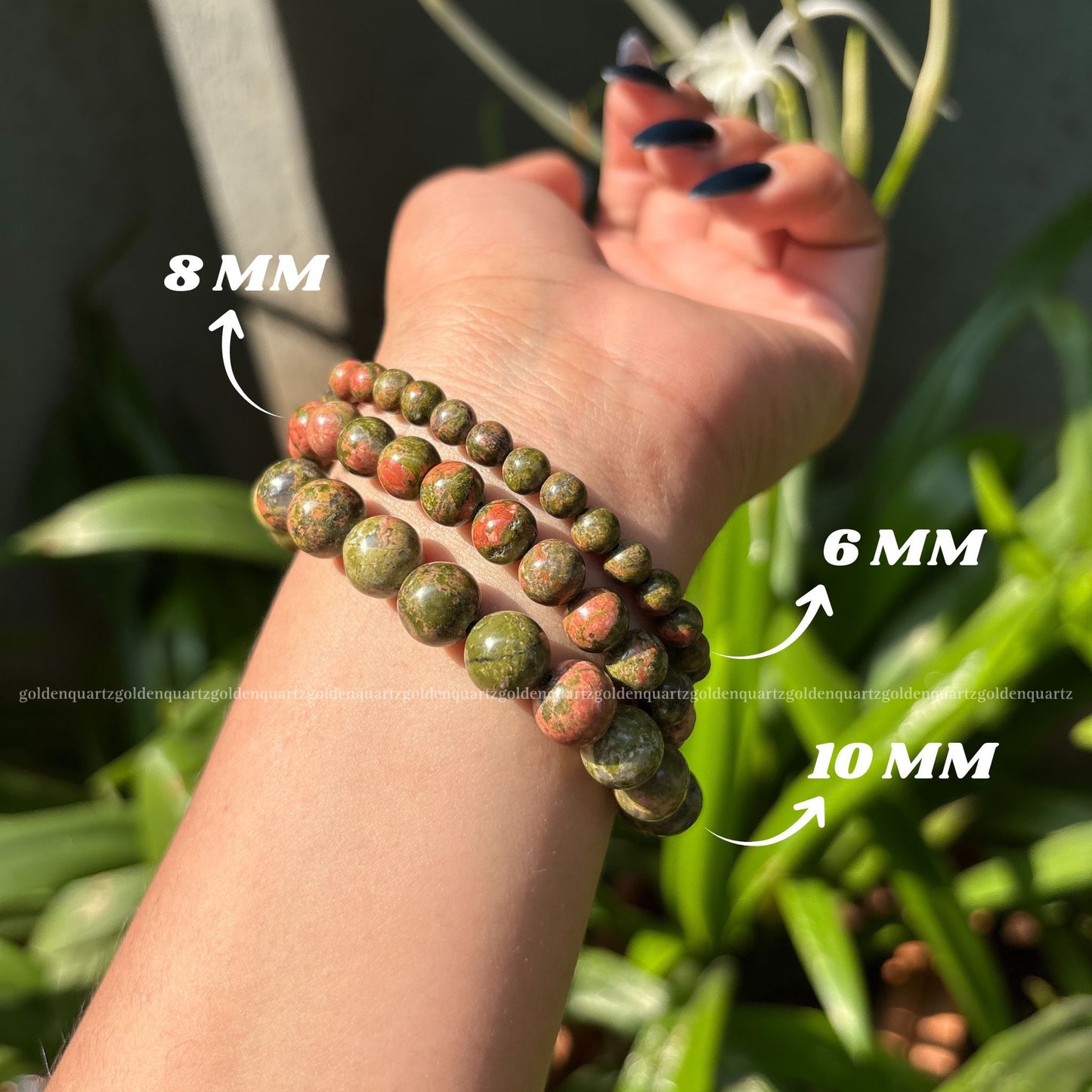 UNAKITE BRACELET - Golden Quartz 