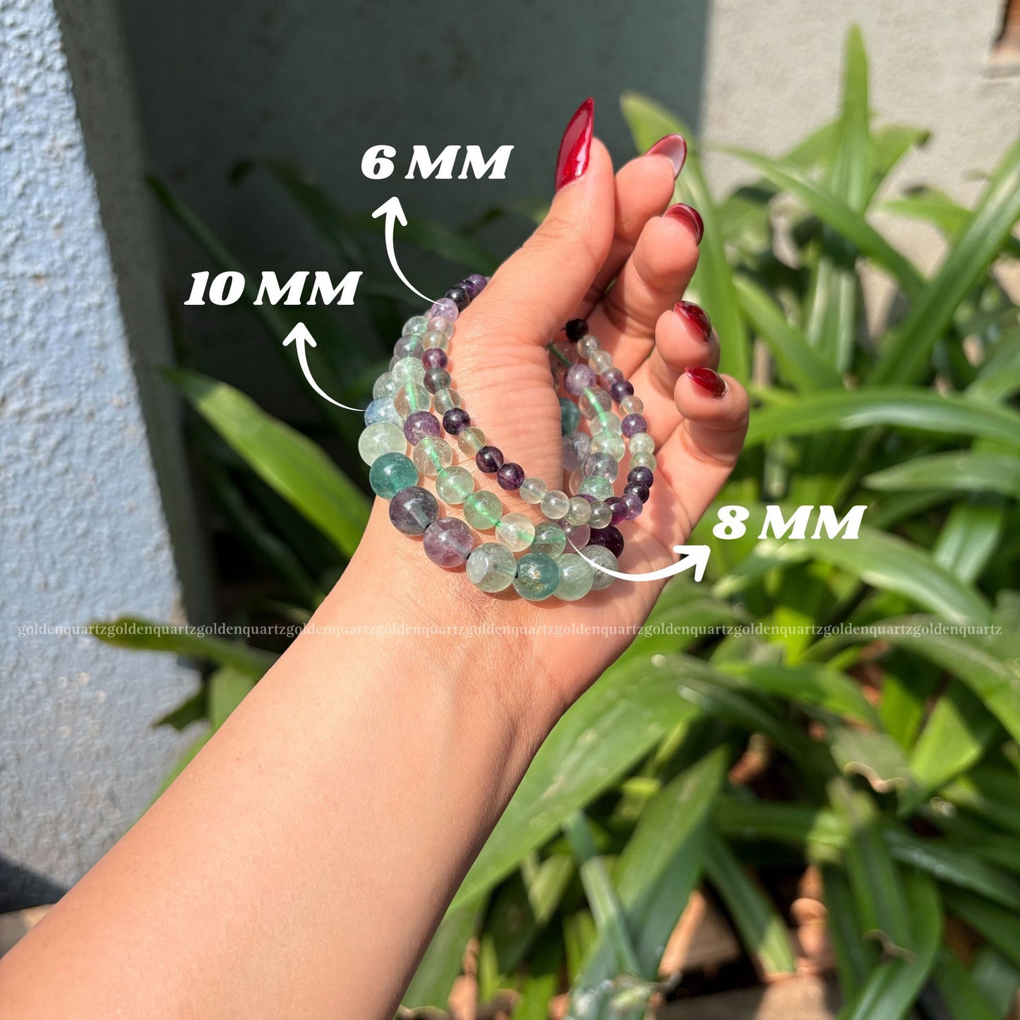 MULTI FLUORITE BRACELET