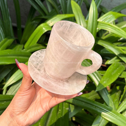 CUP & SAUCER SET - Golden Quartz 