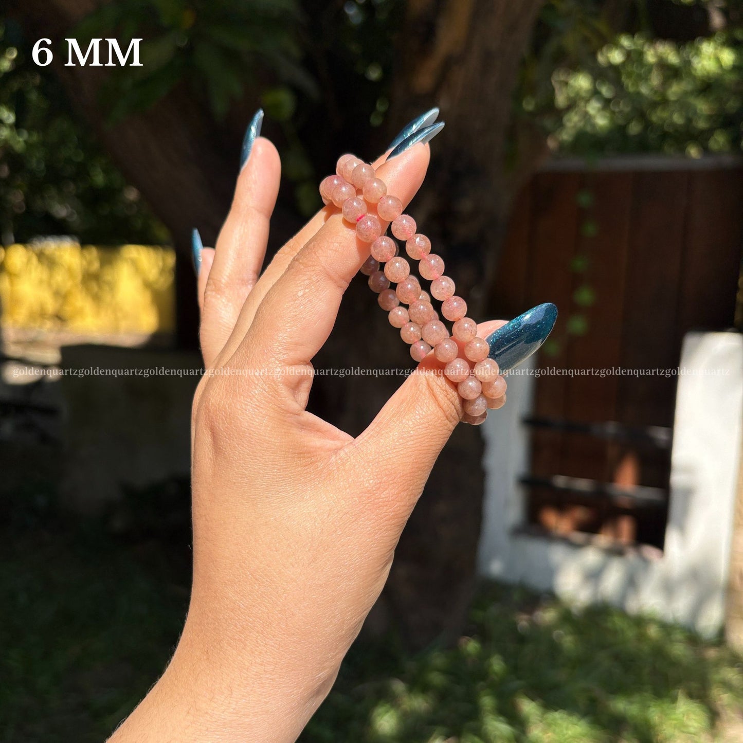 STRAWBERRY QUARTZ BRACELET