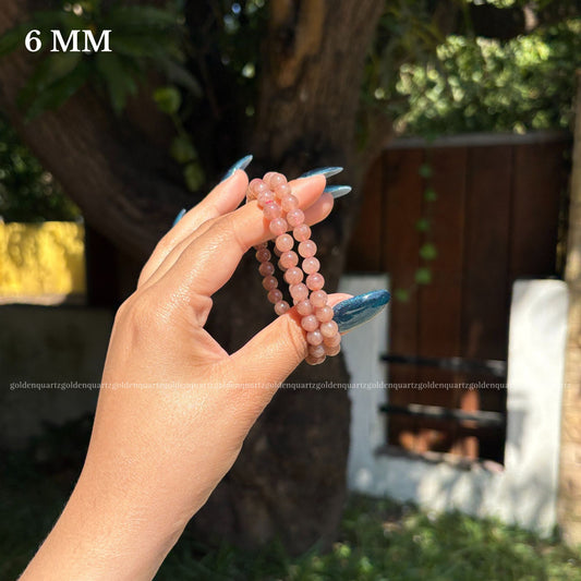 STRAWBERRY QUARTZ BRACELET