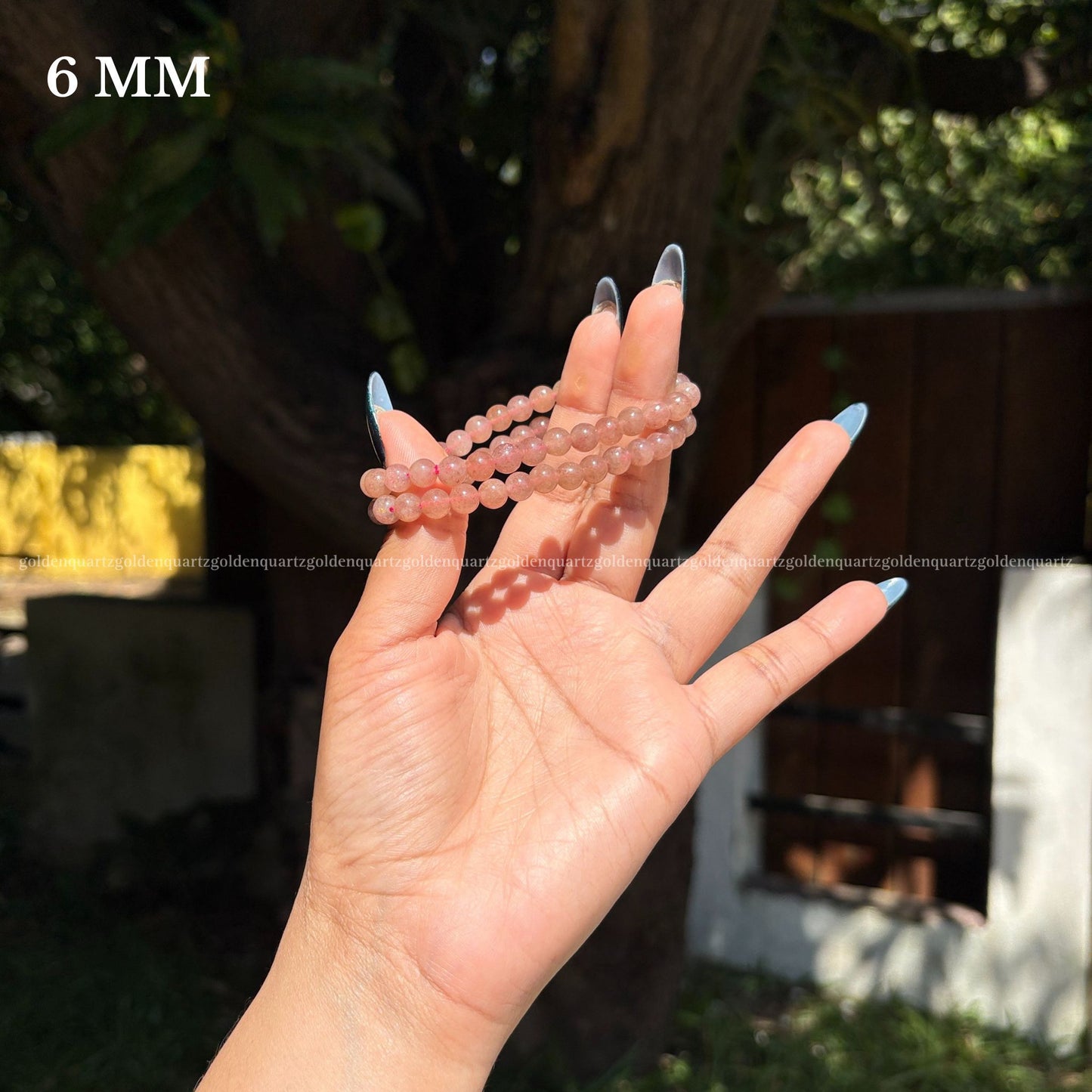 STRAWBERRY QUARTZ BRACELET