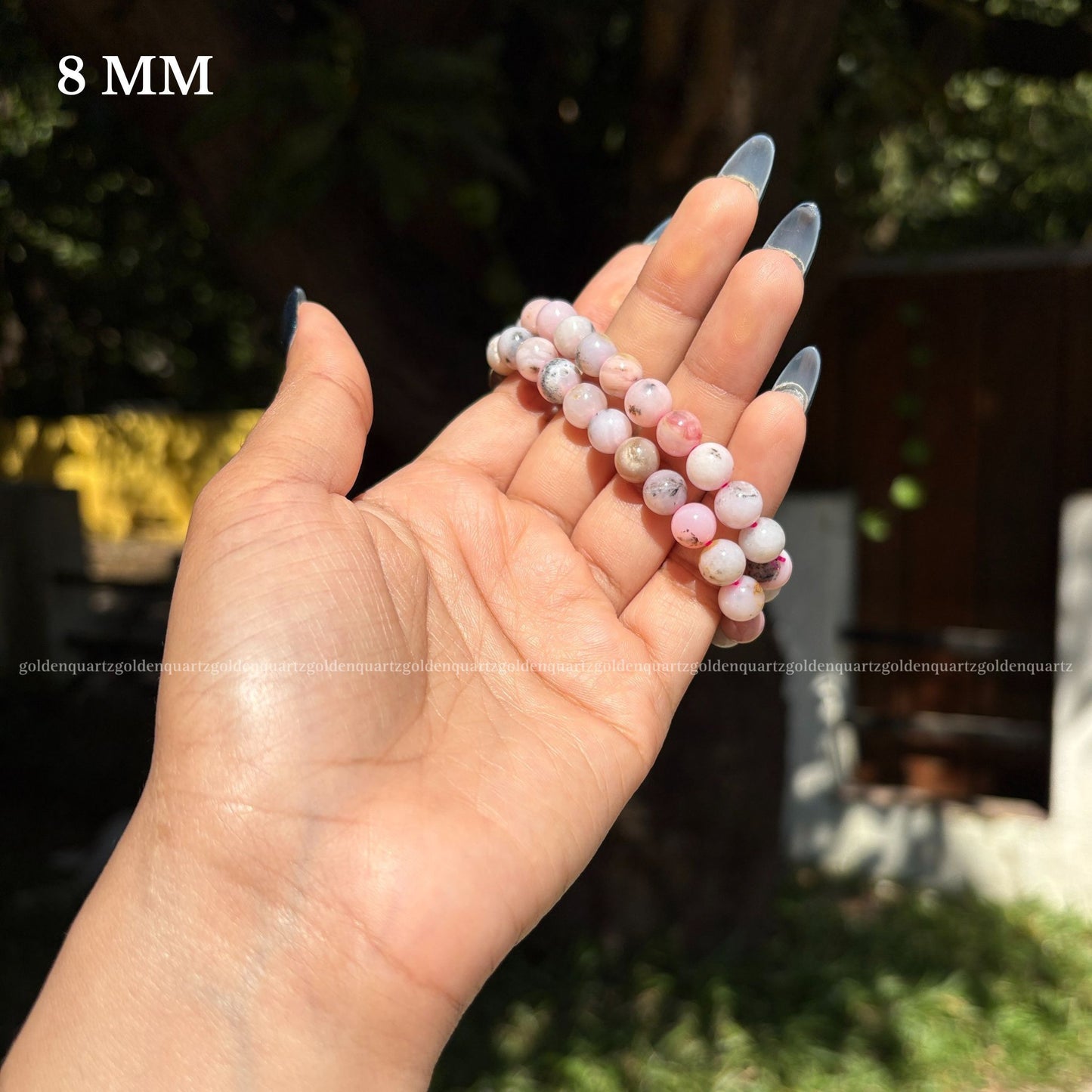 PINK OPAL BRACELET - Golden Quartz 