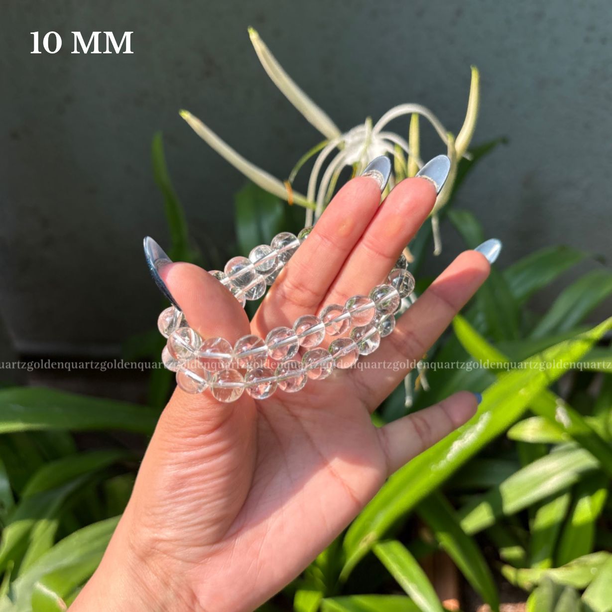 CLEAR QUARTZ BRACELET - Golden Quartz 