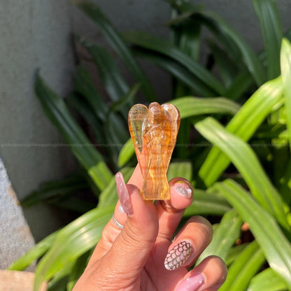 Chocolate Fluorite Angel