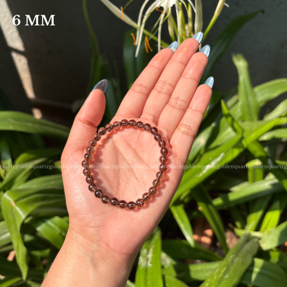 Smoky Quartz Bracelet - Golden Quartz 