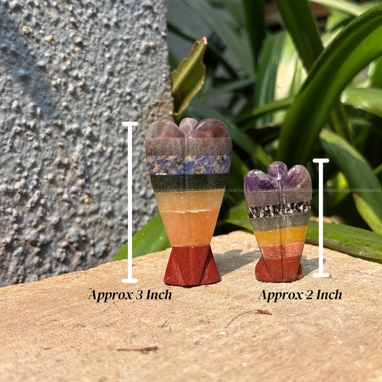 7 Chakra Angel - Golden Quartz 