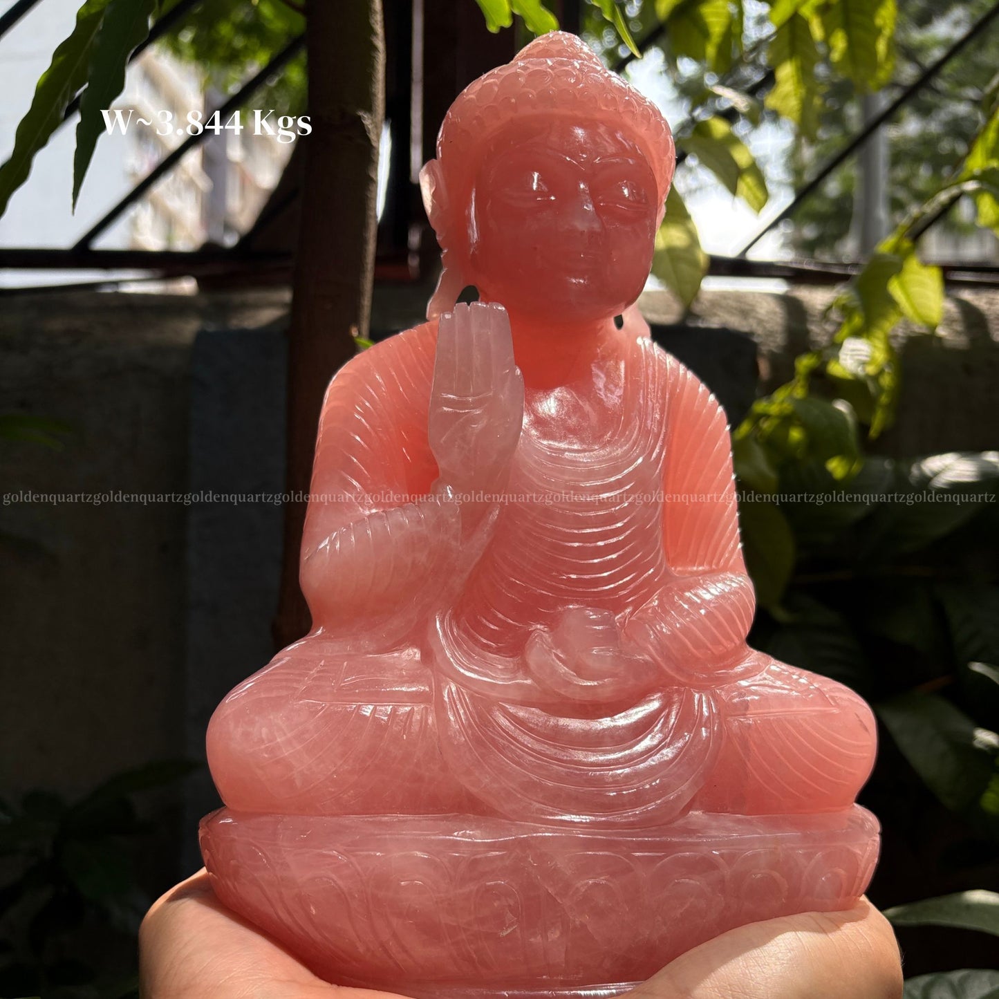 Rose Quartz Buddha – Love, Peace & Emotional Healing