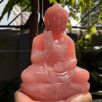 Rose Quartz Buddha – Love, Peace & Emotional Healing