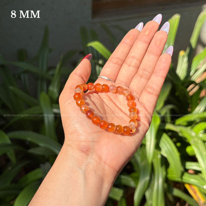 Carnelian Dc (Diamond Cut) Bracelet