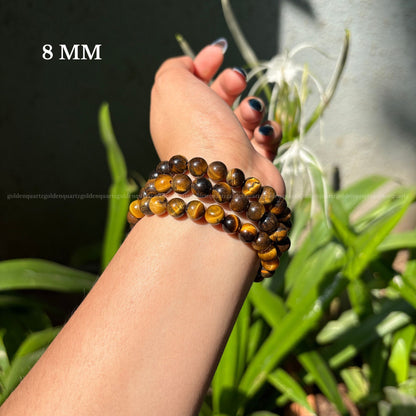 BROWN TIGER EYE BRACELET