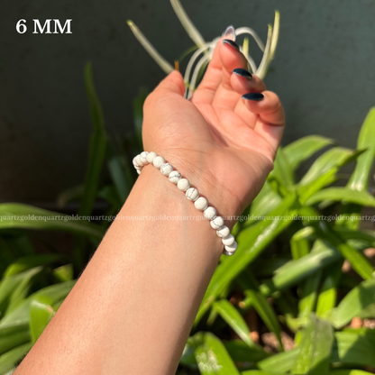HOWLITE BRACELET - Golden Quartz 