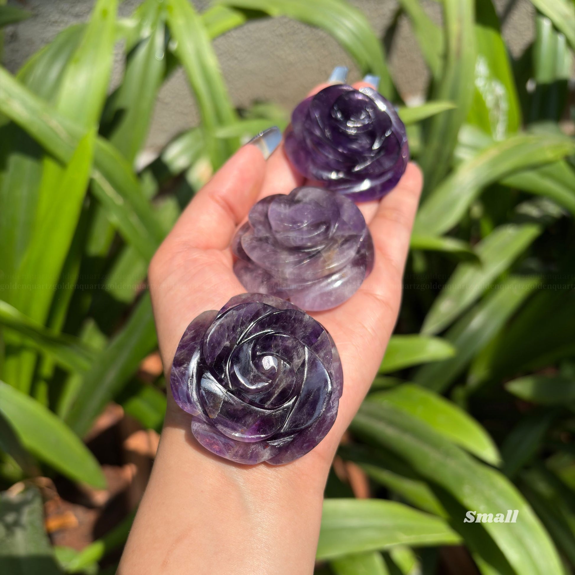 CRYSTAL ROSES - Golden Quartz 