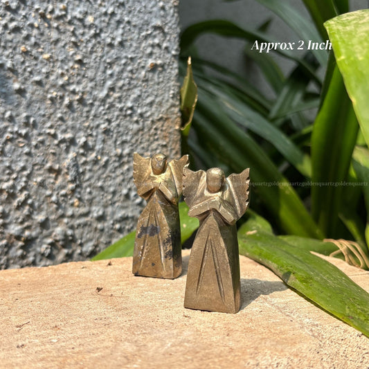 Pyrite Archangel - Golden Quartz 