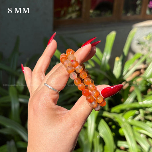 Carnelian Dc (Diamond Cut) Bracelet