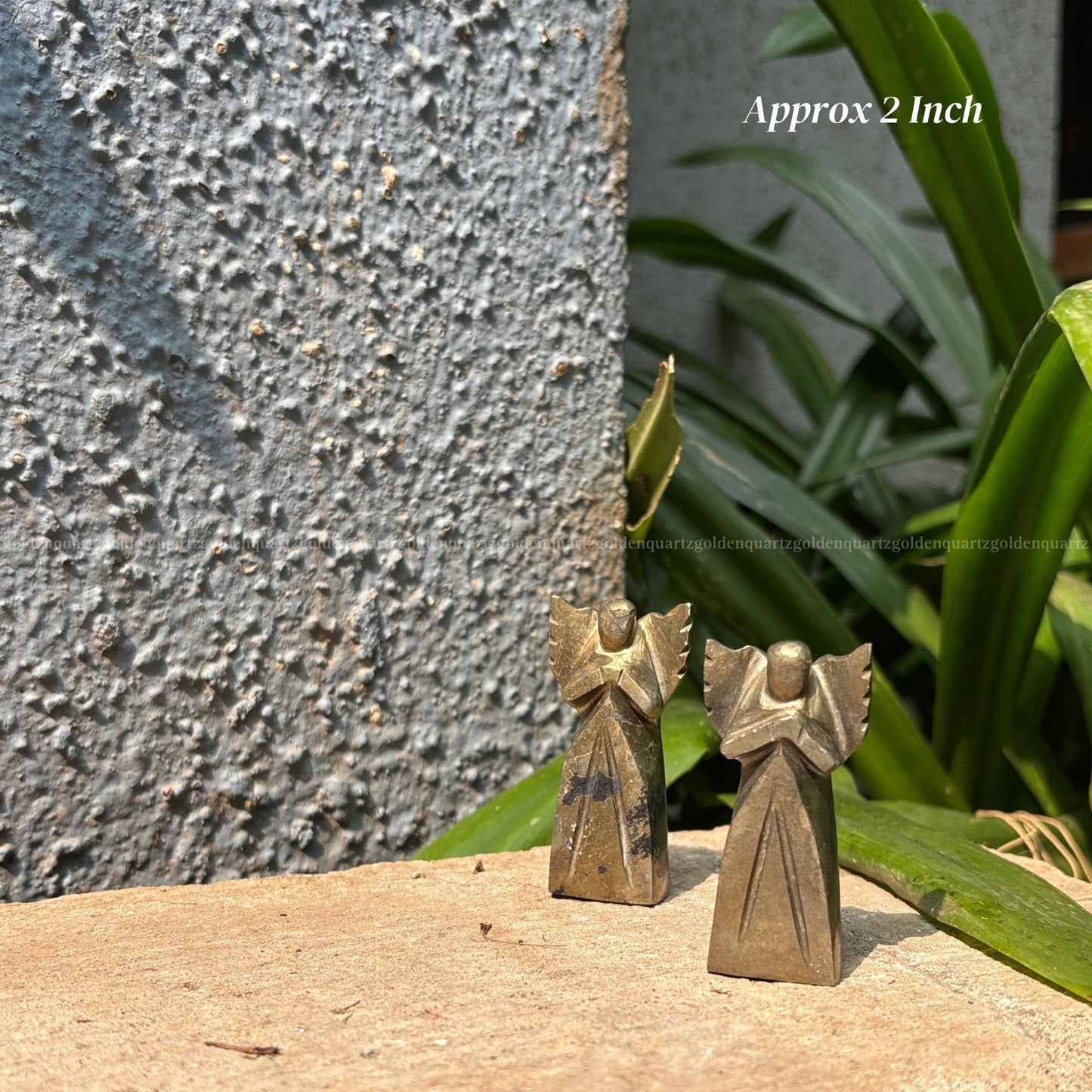 Pyrite Archangel - Golden Quartz 