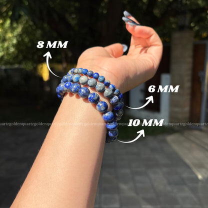 Lapis Lazuli Bracelet - Golden Quartz 