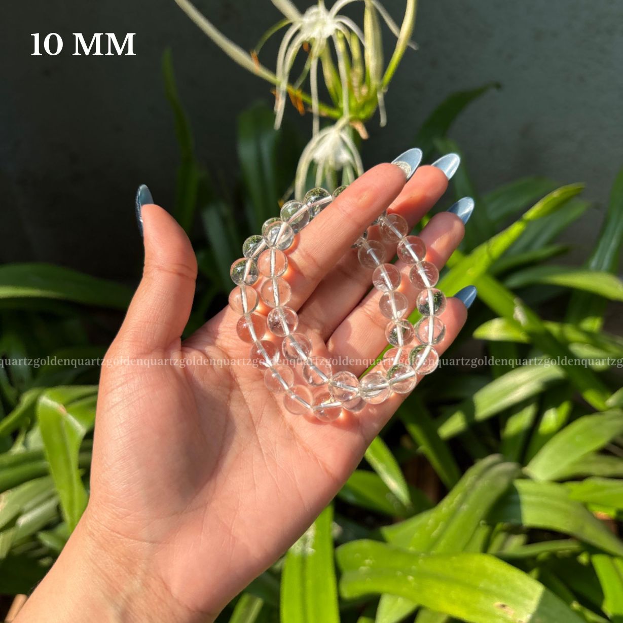 CLEAR QUARTZ BRACELET - Golden Quartz 