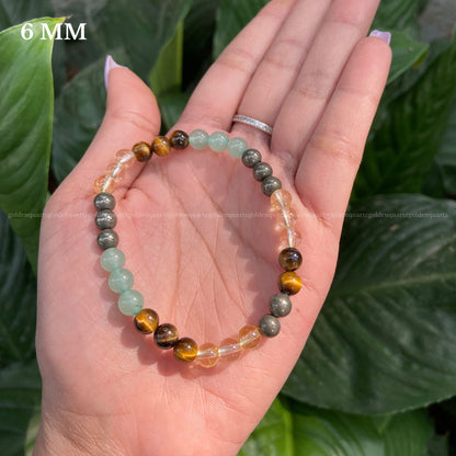 Money Magnet Bracelet - Golden Quartz 