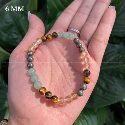Money Magnet Bracelet - Golden Quartz 