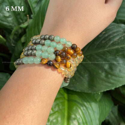 Money Magnet Bracelet - Golden Quartz 