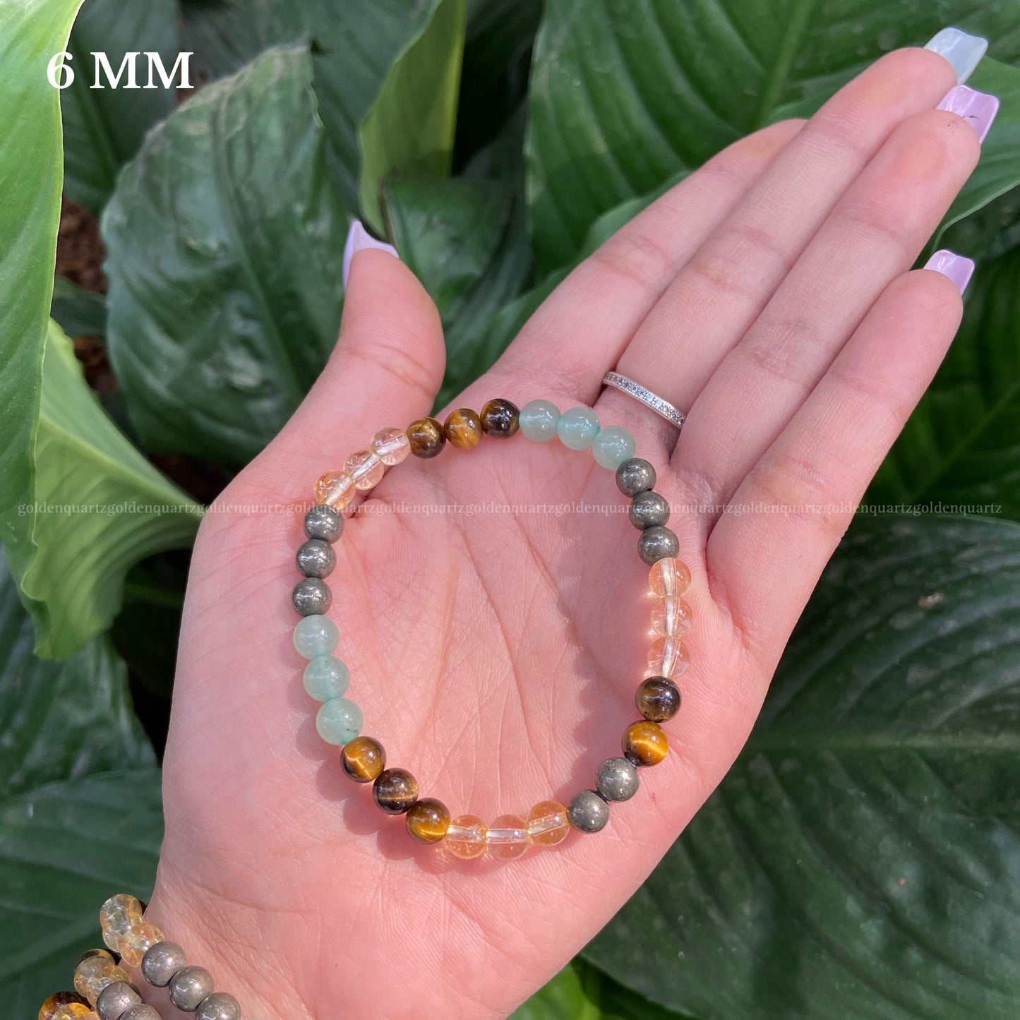 Money Magnet Bracelet - Golden Quartz 