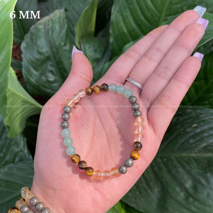 Money Magnet Bracelet - Golden Quartz 