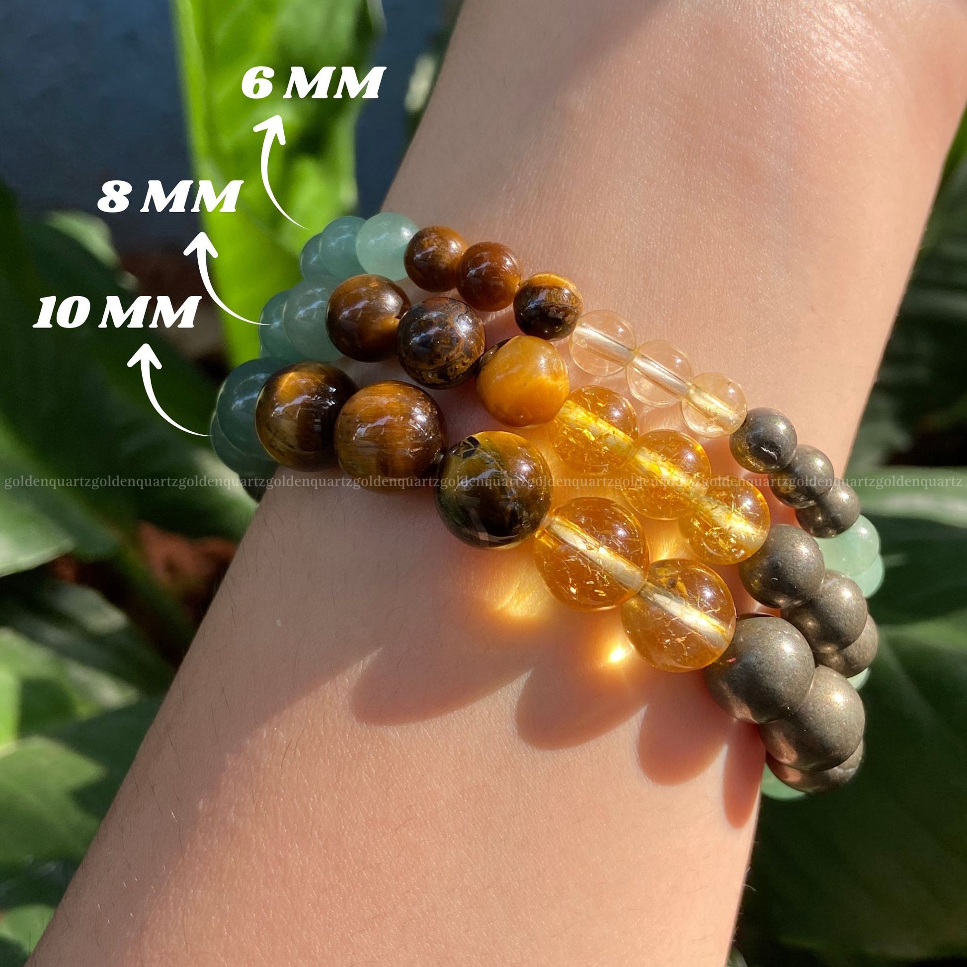 Money Magnet Bracelet - Golden Quartz 