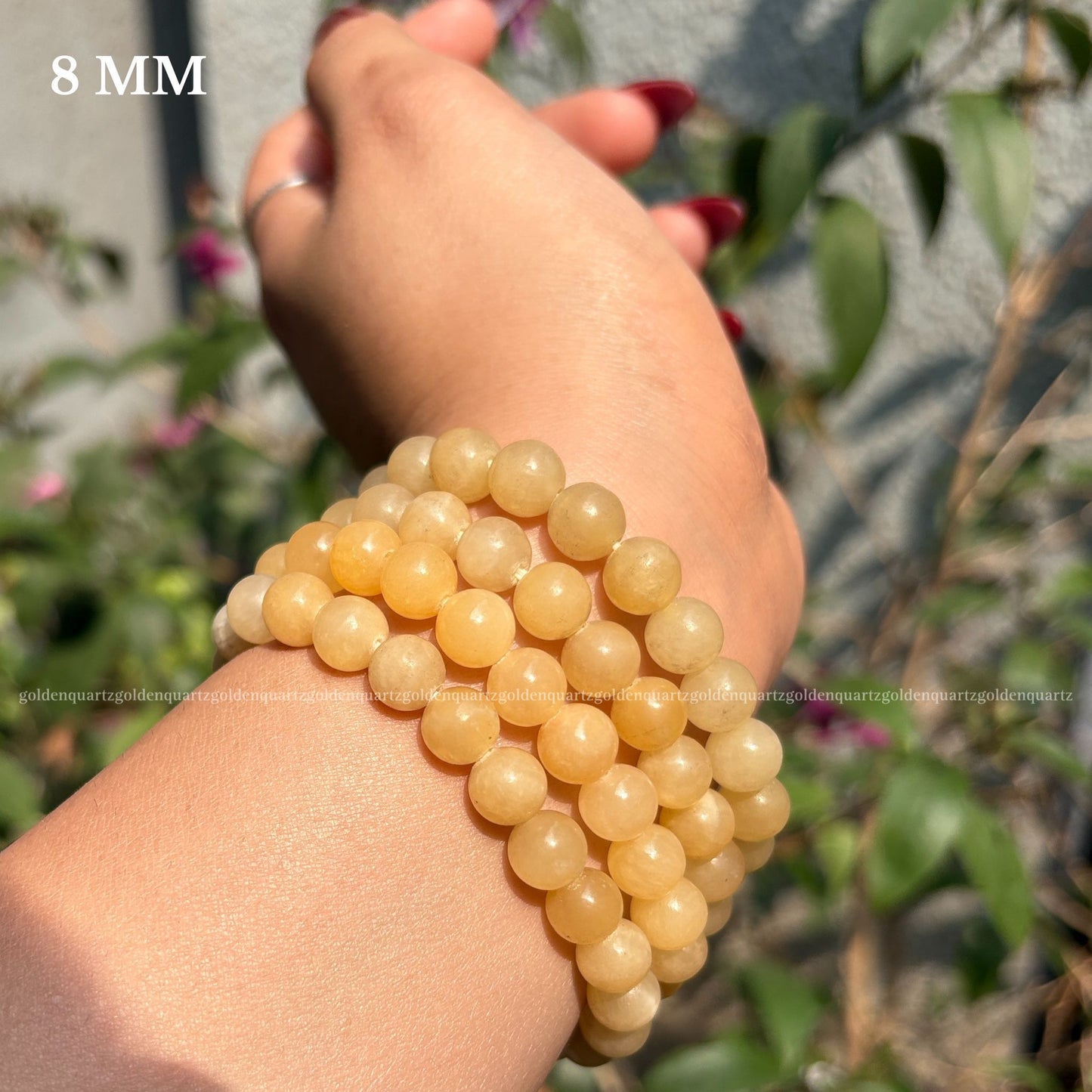 YELLOW CALCITE BRACELET - Golden Quartz 