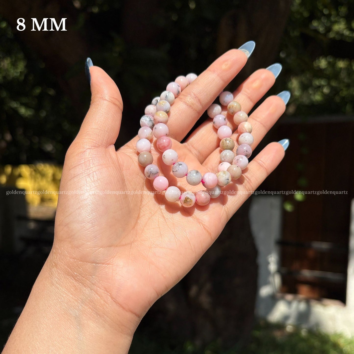 PINK OPAL BRACELET - Golden Quartz 
