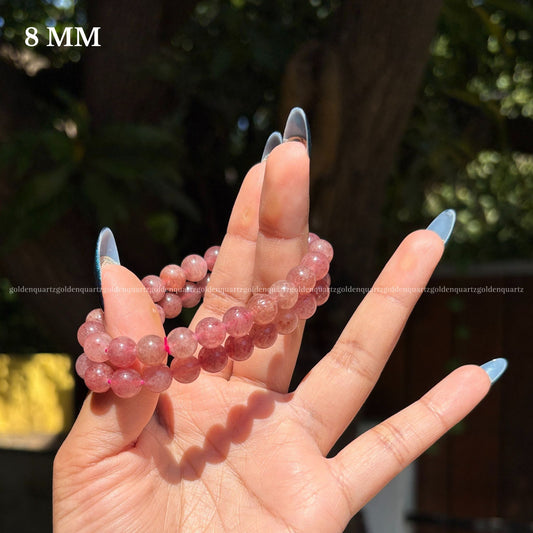 STRAWBERRY QUARTZ BRACELET