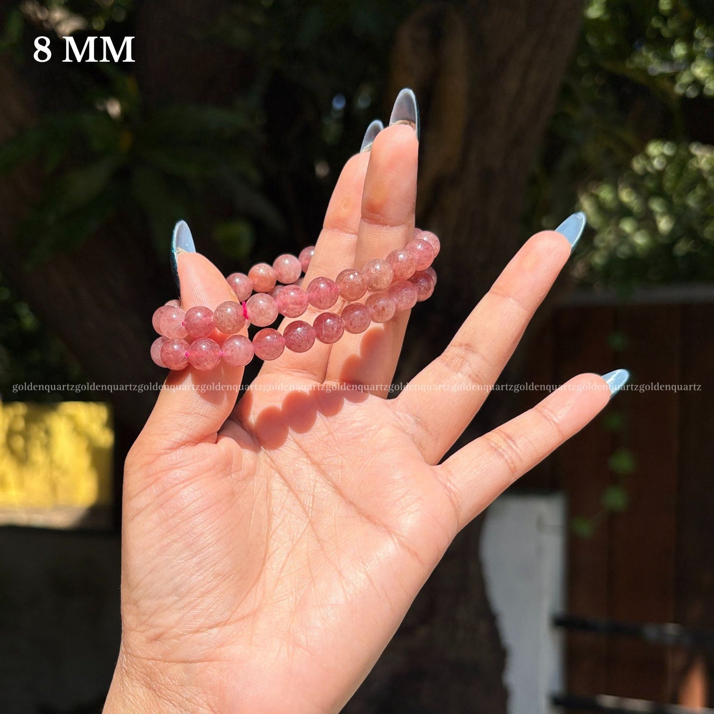 STRAWBERRY QUARTZ BRACELET