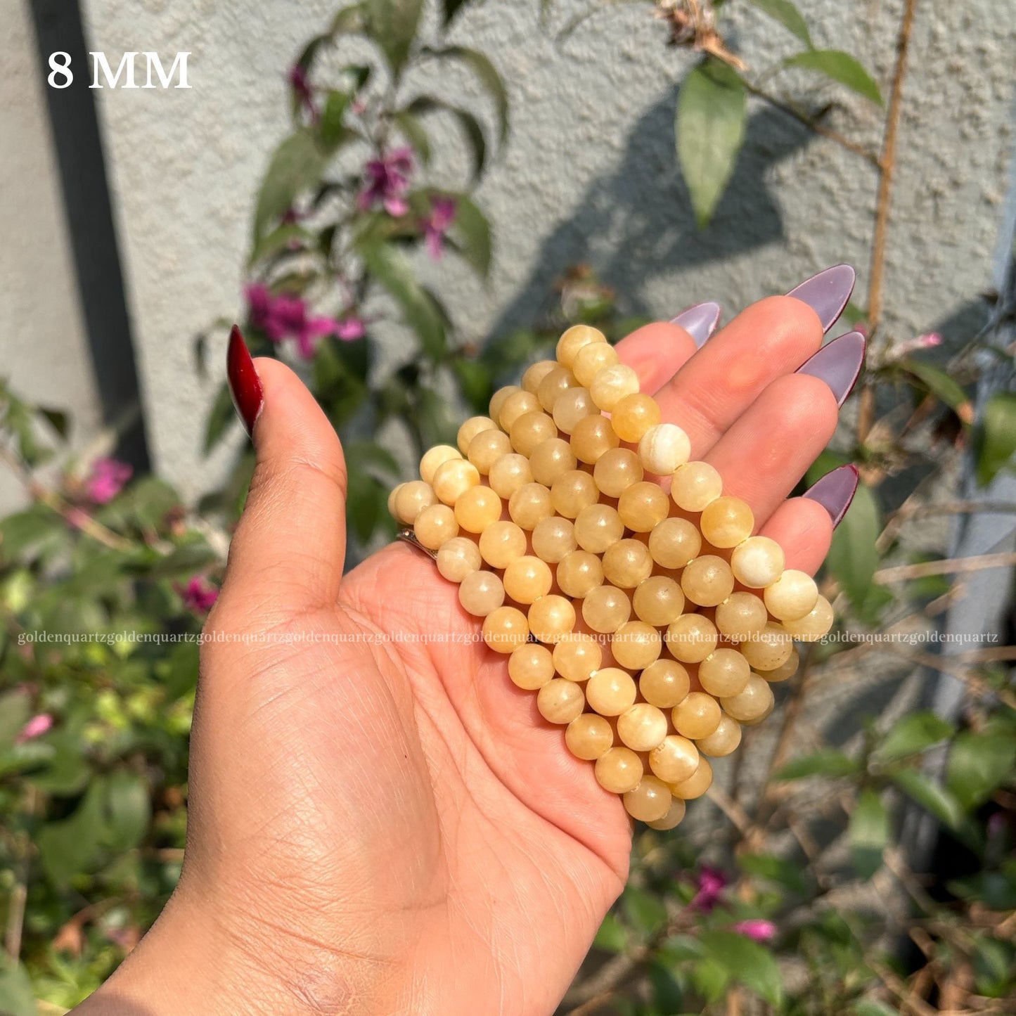 YELLOW CALCITE BRACELET - Golden Quartz 