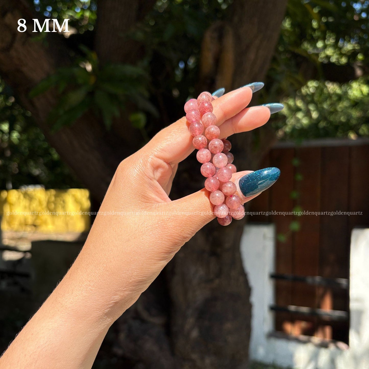 STRAWBERRY QUARTZ BRACELET