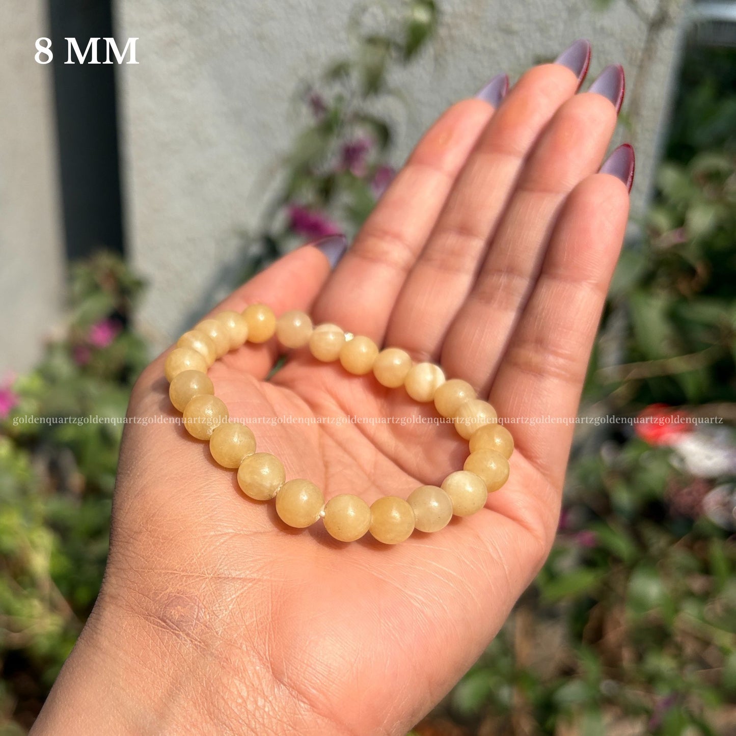 YELLOW CALCITE BRACELET - Golden Quartz 