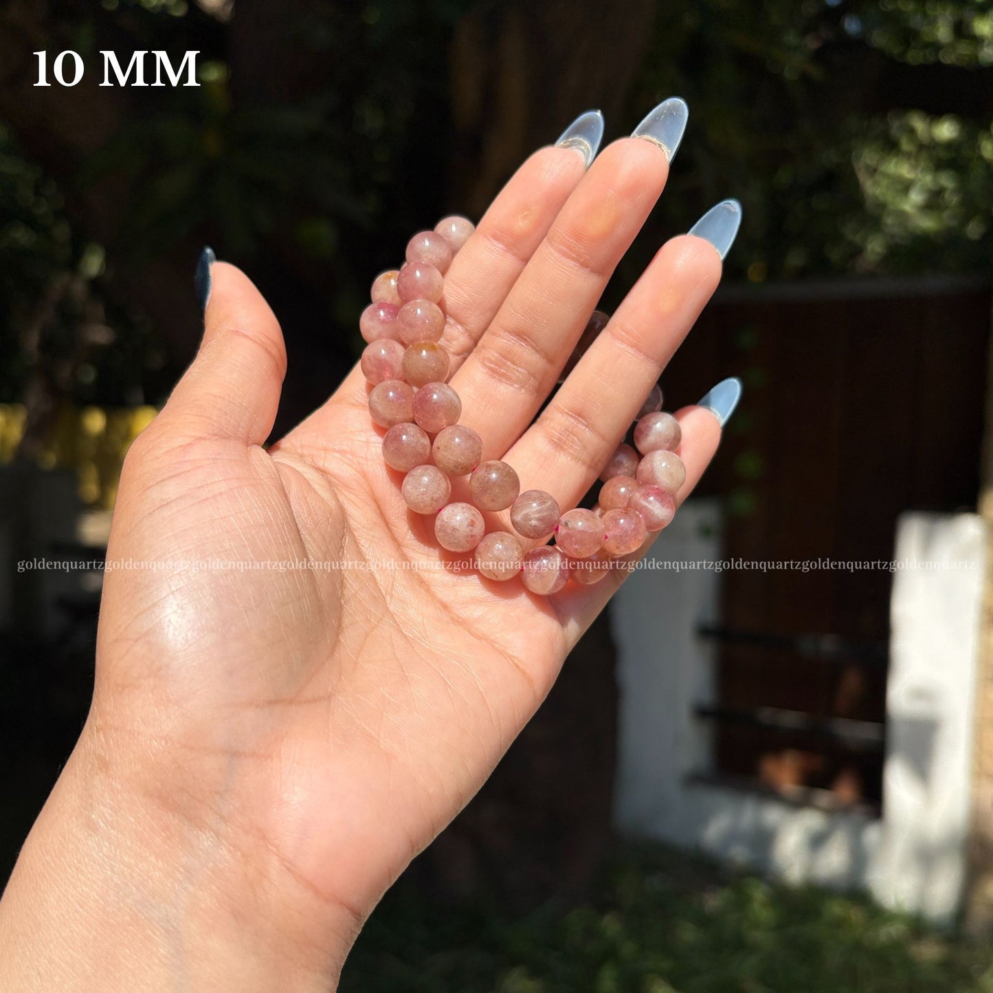 STRAWBERRY QUARTZ BRACELET