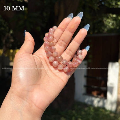 STRAWBERRY QUARTZ BRACELET