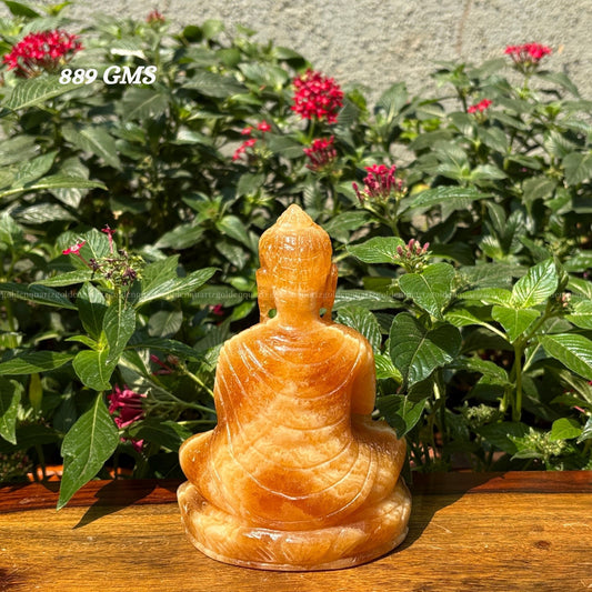 yellow calcite buddha golden quartz the crystal hub