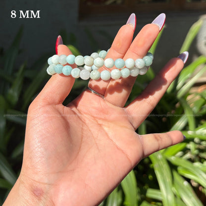 Amazonite Dc (Diamond Cut) Bracelet