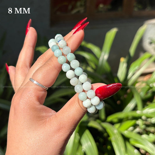 Amazonite Dc (Diamond Cut) Bracelet