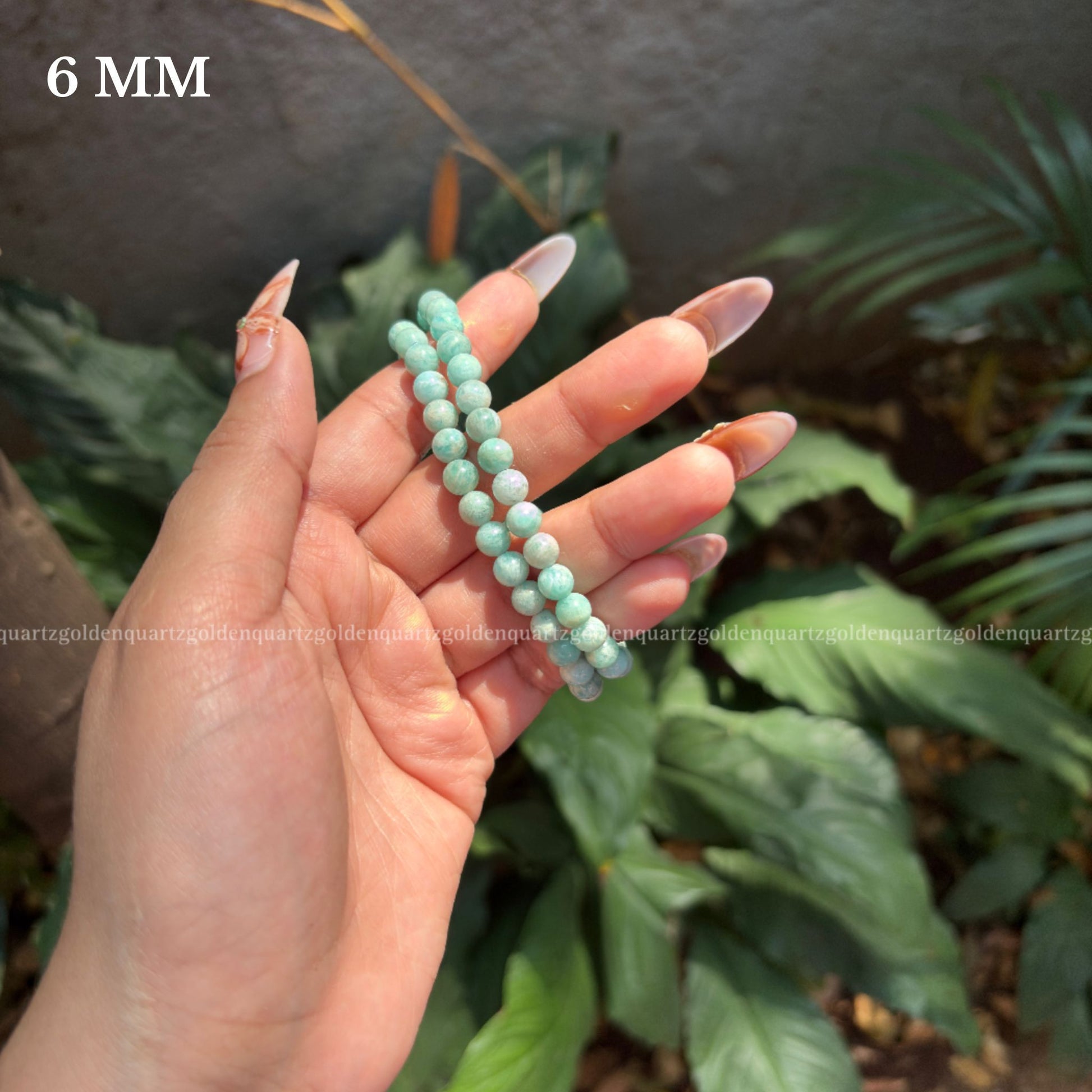 AMAZONITE BRACELET - Golden Quartz 