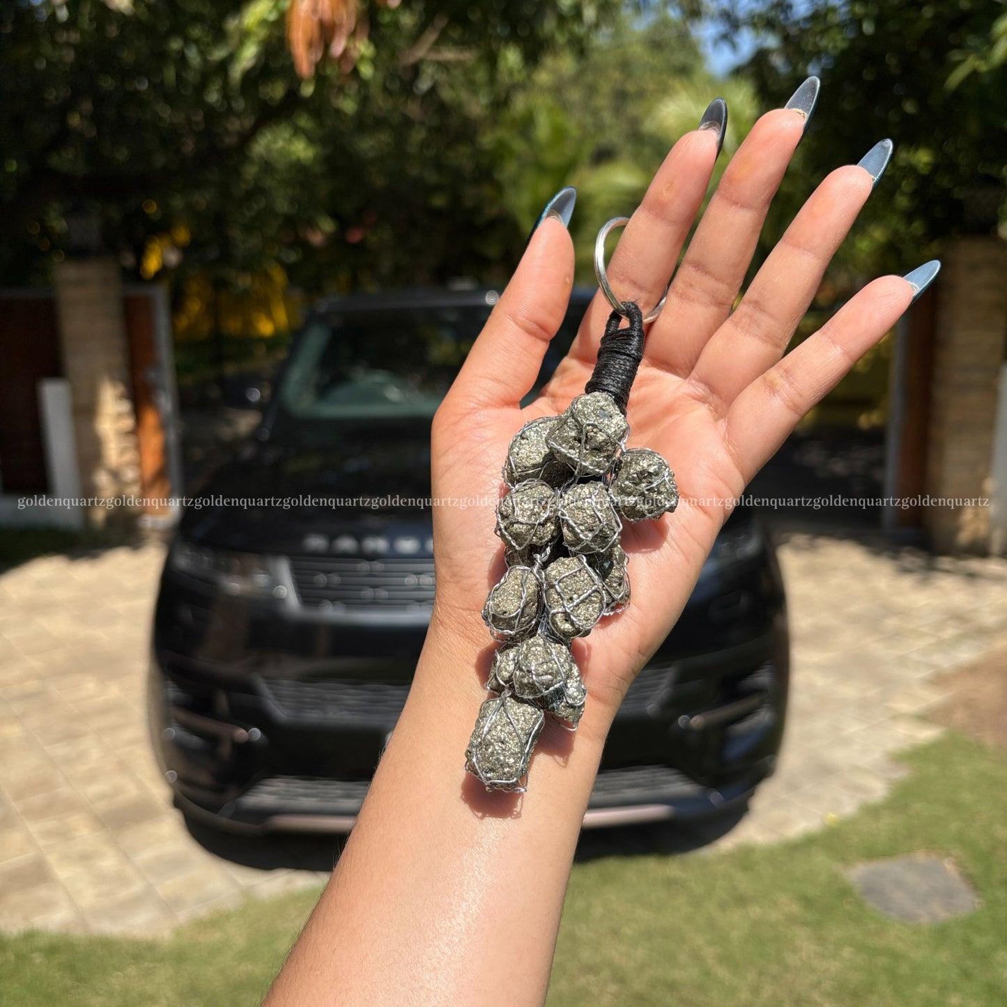 Pyrite Grape Hanging