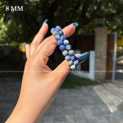 Lapis Lazuli Bracelet - Golden Quartz 