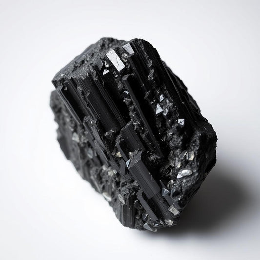 BLACK TOURMALINE RAW - Golden Quartz 