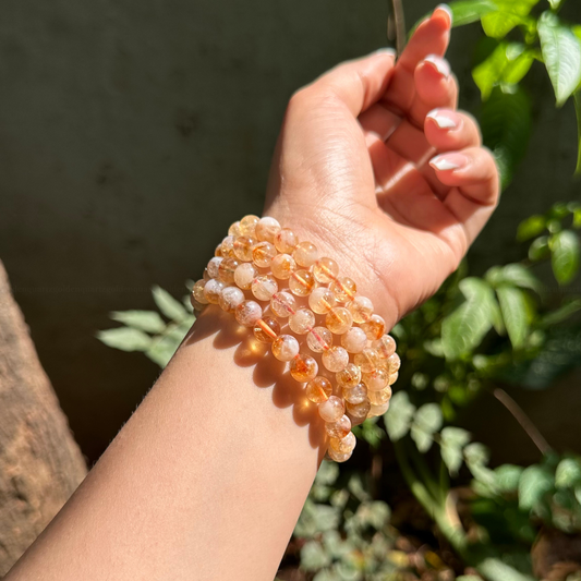 Citrine Bracelet - Golden Quartz 